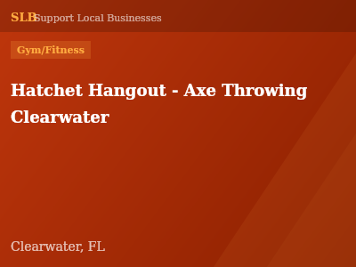 Hatchet Hangout - Axe Throwing Clearwater — Gym/Fitness in Clearwater, FL