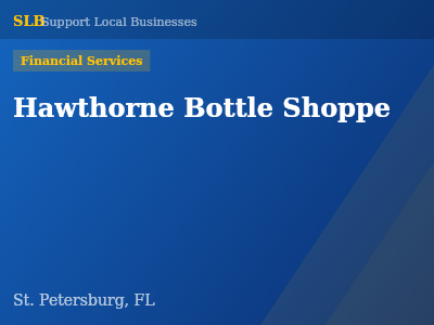 Hawthorne Bottle Shoppe — Financial Services in St. Petersburg, FL