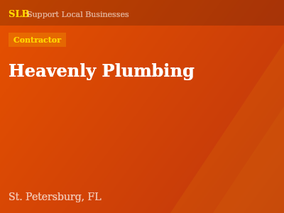 Heavenly Plumbing — Contractor in St. Petersburg, FL