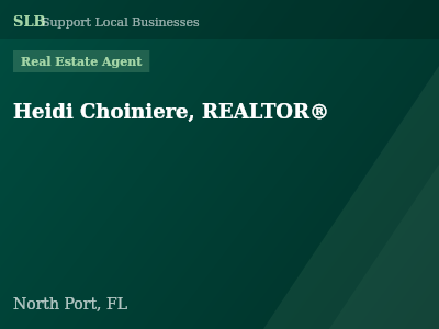 Heidi Choiniere, REALTOR® — Real Estate Agent in North Port, FL