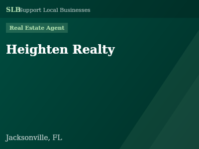 Heighten Realty — Real Estate Agent in Jacksonville, FL