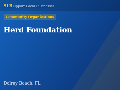 Herd Foundation — Community Organizations in Delray Beach, FL