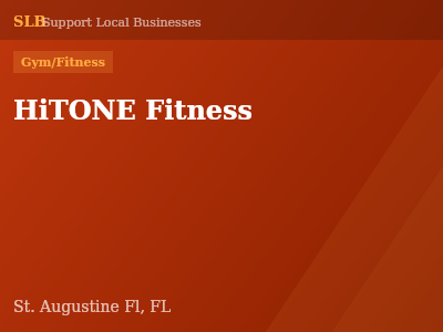 HiTONE Fitness — Gym/Fitness in St. Augustine Fl, FL