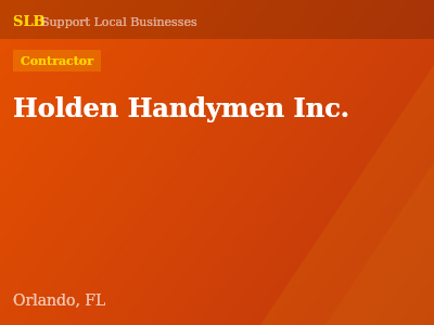 Holden Handymen Inc. — Contractor in Orlando, FL