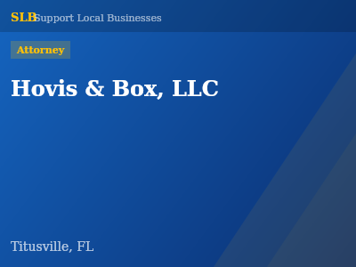Hovis & Box, LLC — Attorney in Titusville, FL
