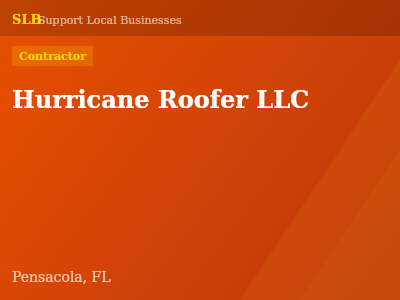 Hurricane Roofer LLC — Contractor in Pensacola, FL