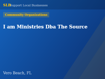 I am Ministries Dba The Source — Community Organizations in Vero Beach, FL