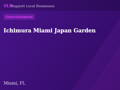Ichimura Miami Japan Garden — Entertainment in Miami, FL