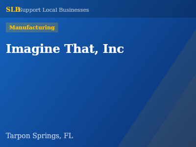 Imagine That, Inc — Manufacturing in Tarpon Springs, FL