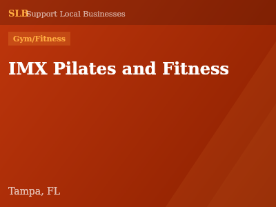IMX Pilates and Fitness — Gym/Fitness in Tampa, FL