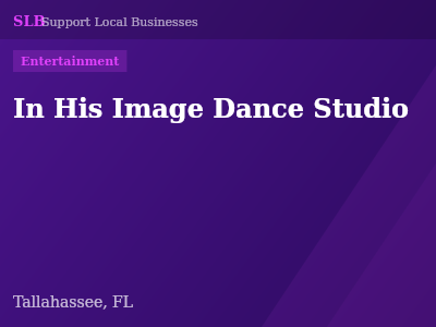 In His Image Dance Studio — Entertainment in Tallahassee, FL