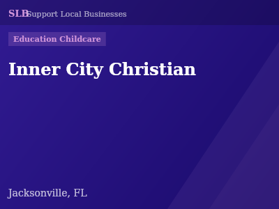 Inner City Christian — Education Childcare in Jacksonville, FL