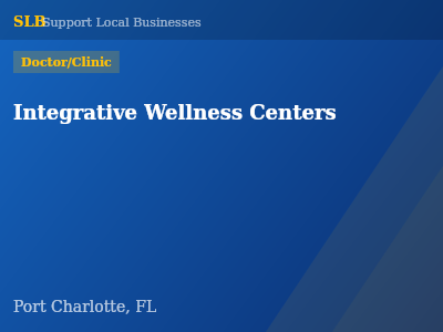 Integrative Wellness Centers — Doctor/Clinic in Port Charlotte, FL
