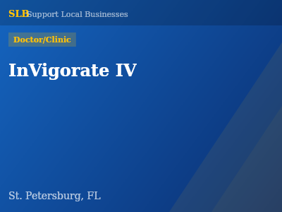InVigorate IV — Doctor/Clinic in St. Petersburg, FL