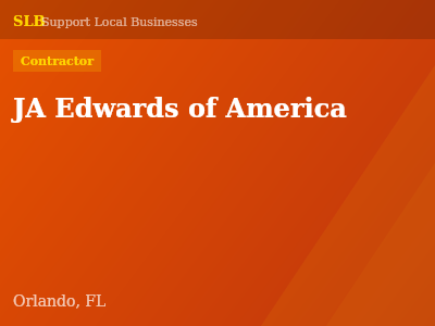 JA Edwards of America — Contractor in Orlando, FL