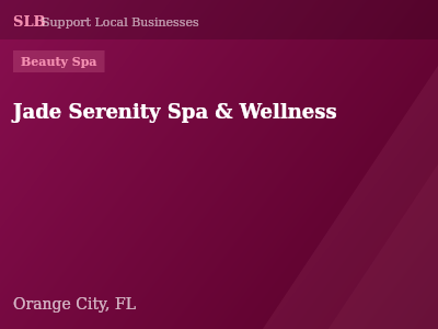 Jade Serenity Spa & Wellness — Beauty Spa in Orange City, FL