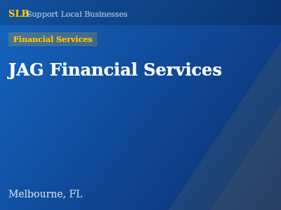 JAG Financial Services — Financial Services in Melbourne, FL