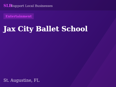 Jax City Ballet School — Entertainment in St. Augustine, FL