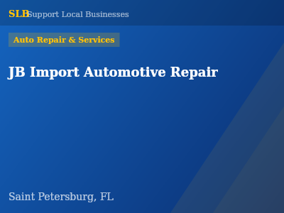 JB Import Automotive Repair — Auto Repair & Services in Saint Petersburg, FL