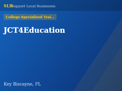 JCT4Education — College Specialized Training in Key Biscayne, FL