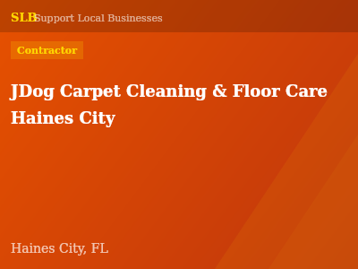 JDog Carpet Cleaning & Floor Care Haines City — Contractor in Haines City, FL
