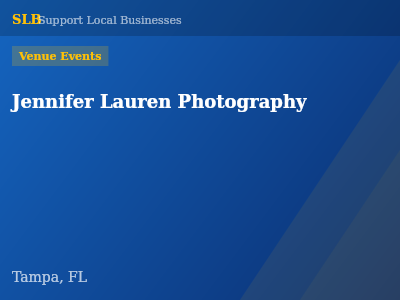 Jennifer Lauren Photography — Venue Events in Tampa, FL