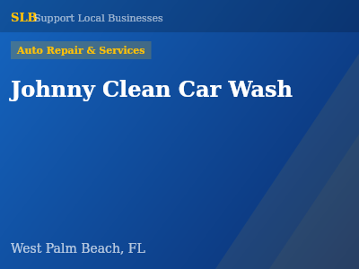 Johnny Clean Car Wash — Auto Repair & Services in West Palm Beach, FL