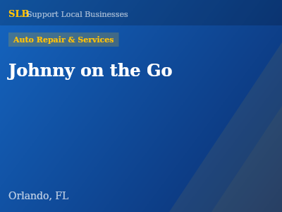 Johnny on the Go — Auto Repair & Services in Orlando, FL