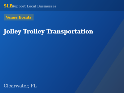 Jolley Trolley Transportation — Venue Events in Clearwater, FL