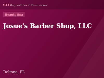 Josue's Barber Shop, LLC — Beauty Spa in Deltona, FL