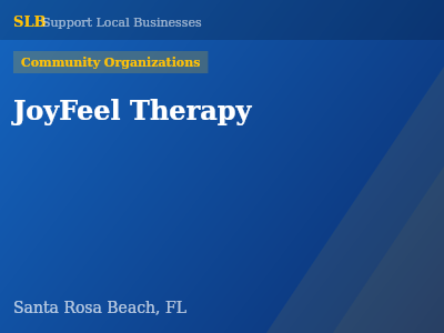 JoyFeel Therapy — Community Organizations in Santa Rosa Beach, FL