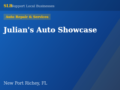 Julian's Auto Showcase — Auto Repair & Services in New Port Richey, FL