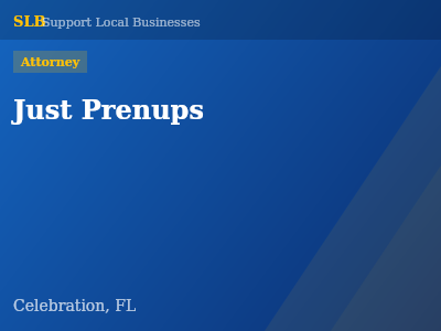 Just Prenups — Attorney in Celebration, FL