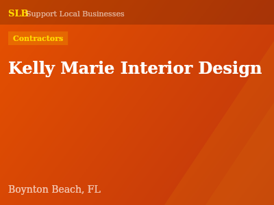 Kelly Marie Interior Design — Contractors in Boynton Beach, FL
