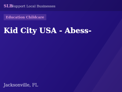 Kid City USA - Abess- — Education Childcare in Jacksonville, FL