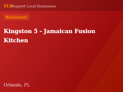 Kingston 5 - Jamaican Fusion Kitchen — Restaurant in Orlando, FL