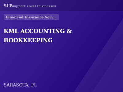 KML ACCOUNTING & BOOKKEEPING — Financial Insurance Services in SARASOTA, FL