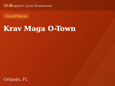 Krav Maga O-Town — Gym/Fitness in Orlando, FL