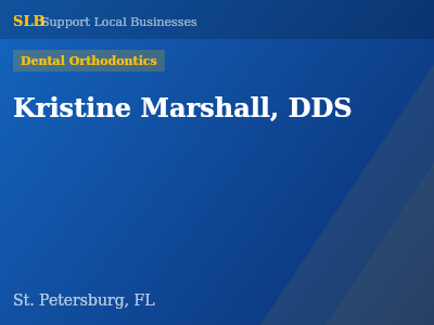 Kristine Marshall, DDS — Dental Orthodontics in St. Petersburg, FL