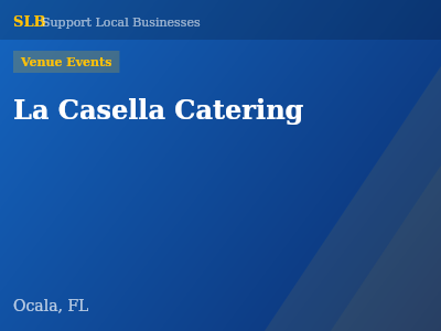 La Casella Catering — Venue Events in Ocala, FL