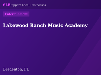 Lakewood Ranch Music Academy — Entertainment in Bradenton, FL