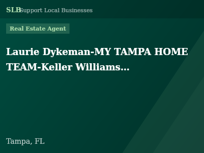 Laurie Dykeman-MY TAMPA HOME TEAM-Keller Williams Tampa Properties — Real Estate Agent in Tampa, FL