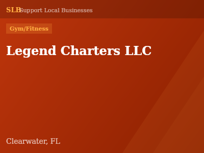 Legend Charters LLC — Gym/Fitness in Clearwater, FL