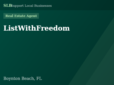 ListWithFreedom — Real Estate Agent in Boynton Beach, FL