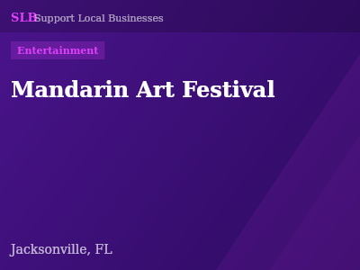 Mandarin Art Festival — Entertainment in Jacksonville, FL