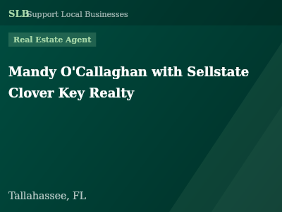 Mandy O'Callaghan with Sellstate Clover Key Realty — Real Estate Agent in Tallahassee, FL