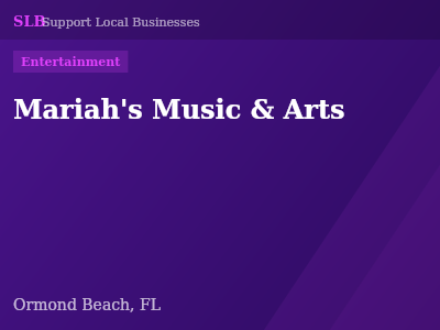 Mariah's Music & Arts — Entertainment in Ormond Beach, FL