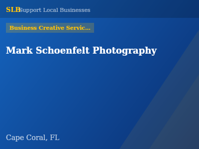 Mark Schoenfelt Photography — Business Creative Services in Cape Coral, FL