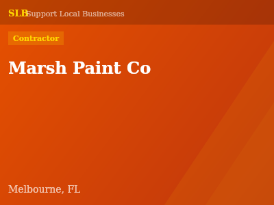Marsh Paint Co — Contractor in Melbourne, FL