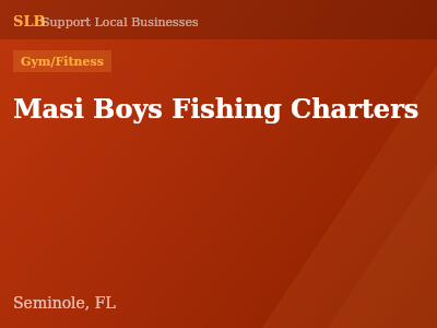 Masi Boys Fishing Charters — Gym/Fitness in Seminole, FL